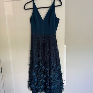Dress the Population turquoise dress nwot